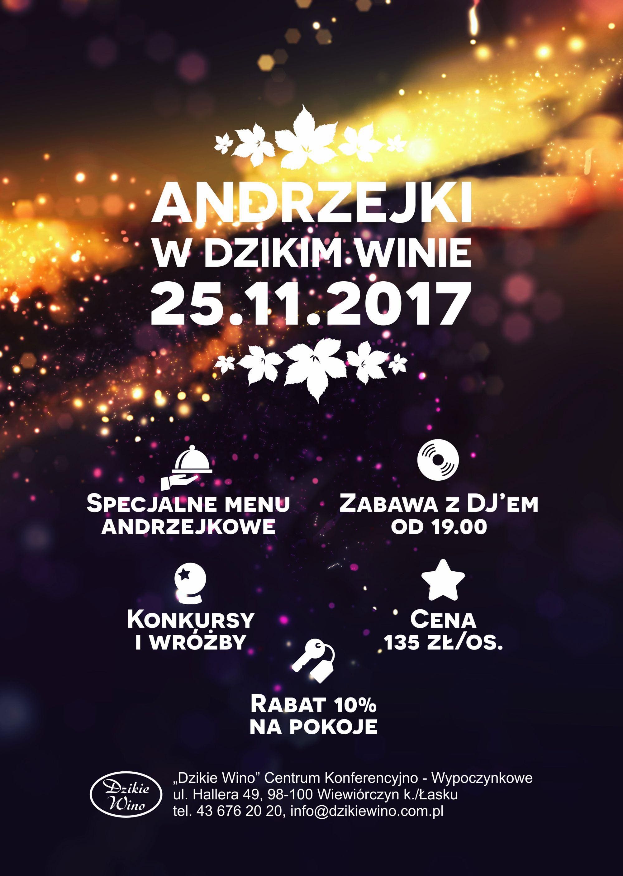 andrzejki w dzikim winie